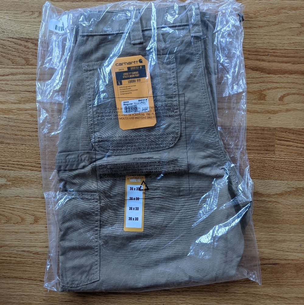 Carhartt Men's Cargo Pants Loose Fit Size 36×30